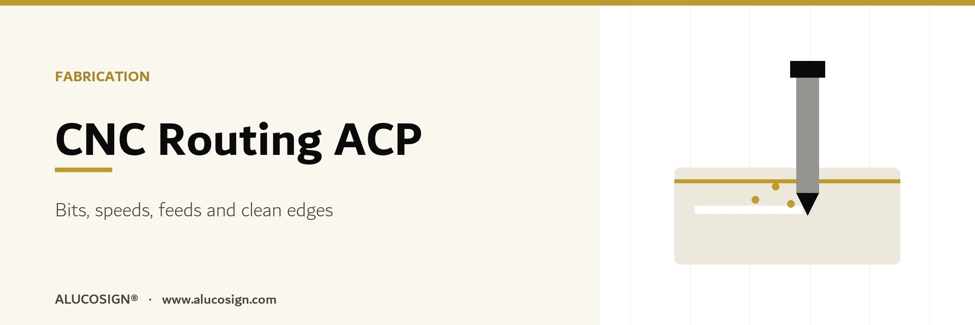 CNC routing ACP guide