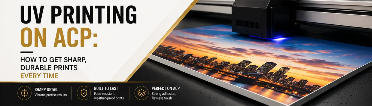 UV Printing on ACP: How to Get Sharp Prints That Actually Last