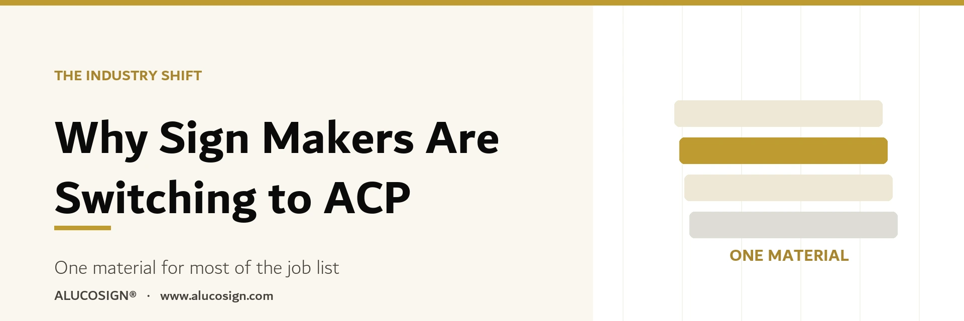Why sign makers are switching to ACP